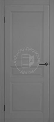 Межкомнатная дверь Каролина (Эмаль серая, Без остекления)